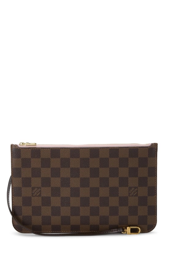 Louis Vuitton Damier Ebene Neverfull Pouch MM NM