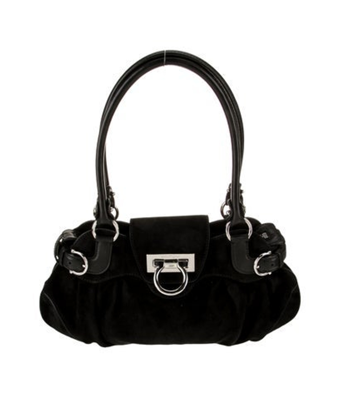 Salvatore Ferragamo Ferragamo Canvas Shoulder Bag