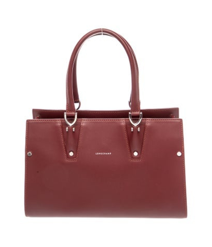 Longchamp Leather Top Handle Bag
