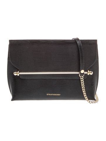 Strathberry Embossed Leather Crossbody Bag
