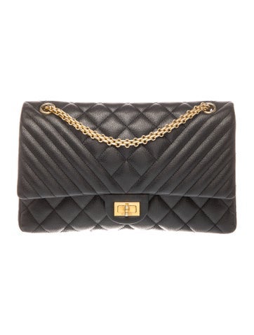 Chevron Reissue 226 Double Flap Bag