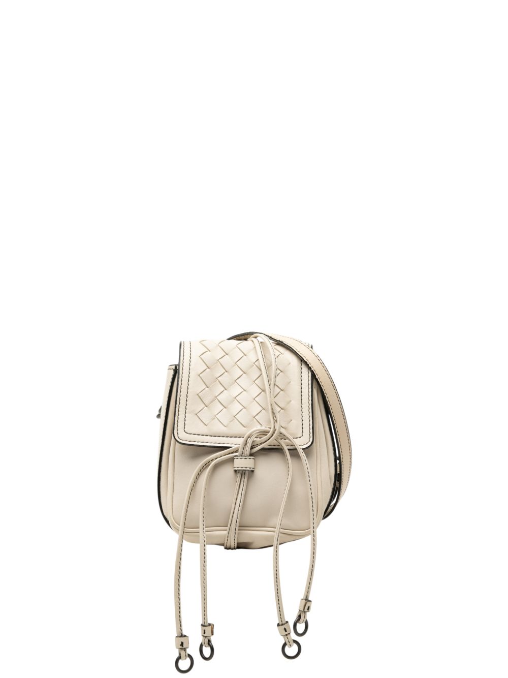 Bottega Veneta 2012-2026 Nappa Intrecciato Double Sided Flap crossbody bag