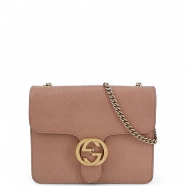 Calfskin Interlocking G Small