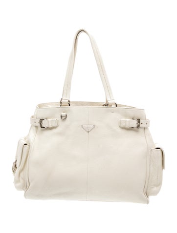 Prada Enameled Metal Triangle Life