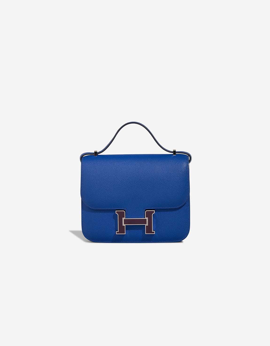 Hermes 
		Constance 18 Epsom Bleu Royal    