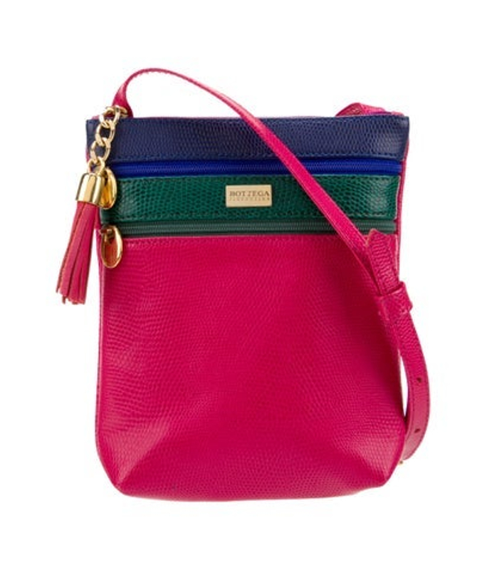 Bottega Veneta Veneta Leather Crossbody Bag Vintage W Tags