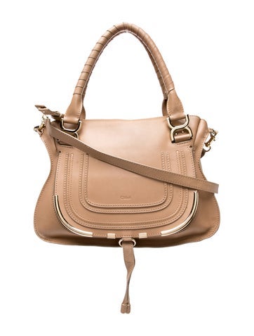 Chloe Leather Marcie Shoulder Bag Small