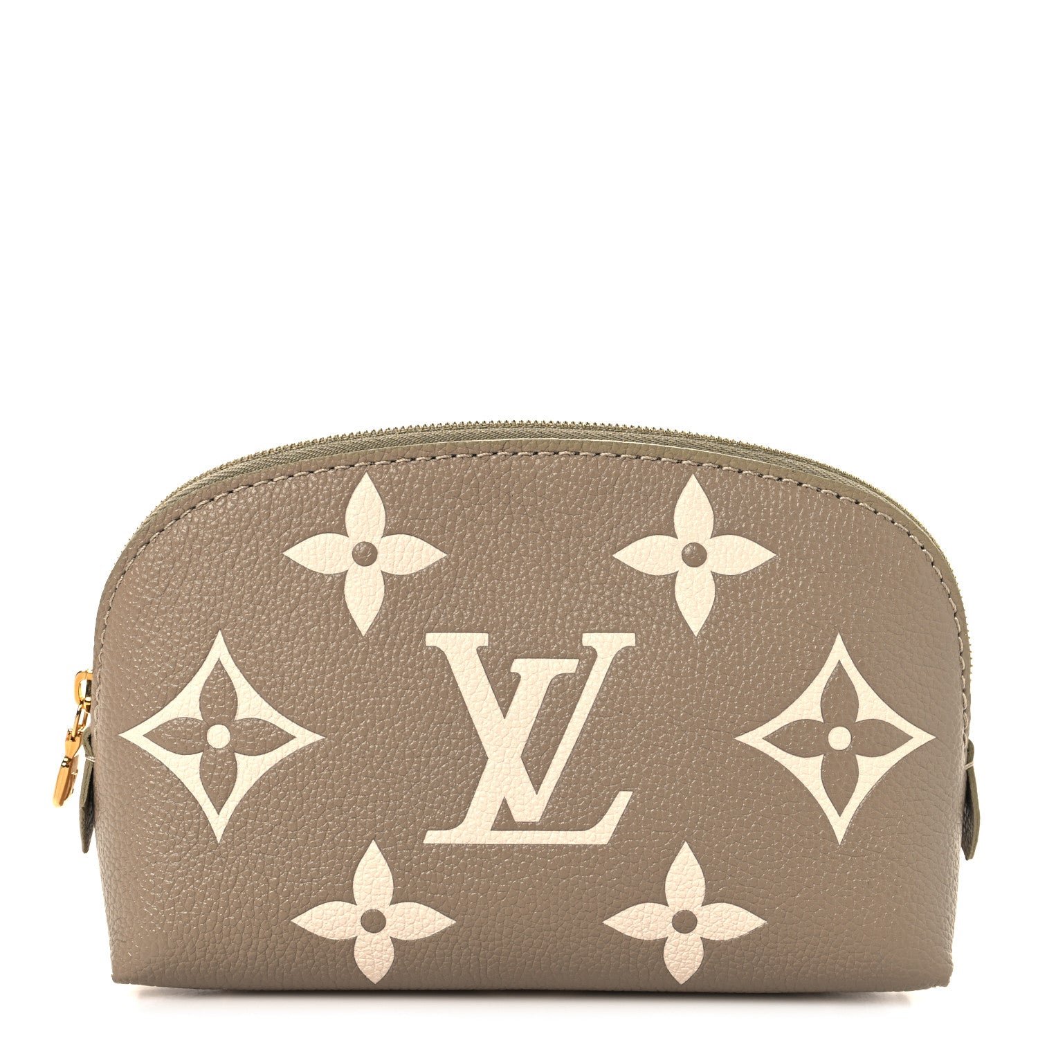 Louis Vuitton Empreinte Monogram Giant Cosmetic Pouch PM Khaki Creme