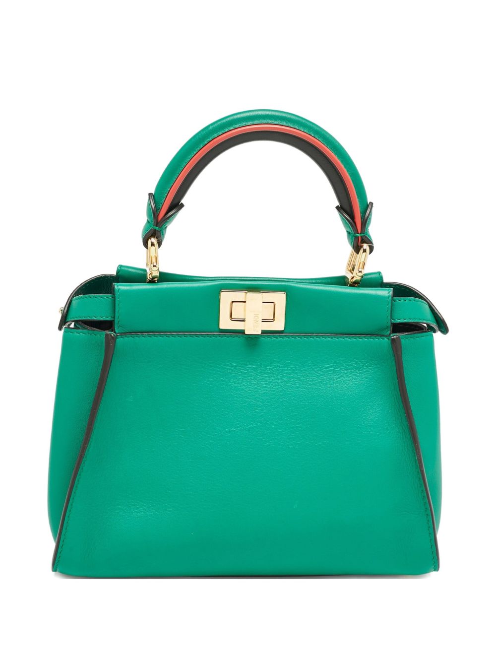 Peekaboo leather handbag