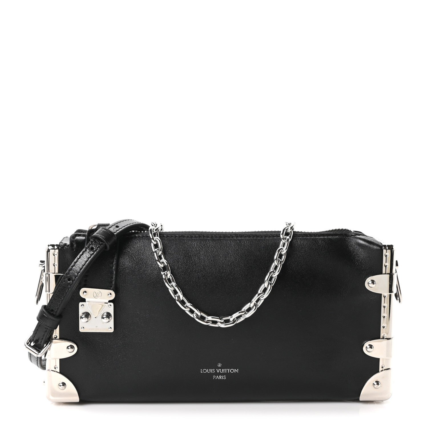 Louis Vuitton Calfskin Slim Trunk Black