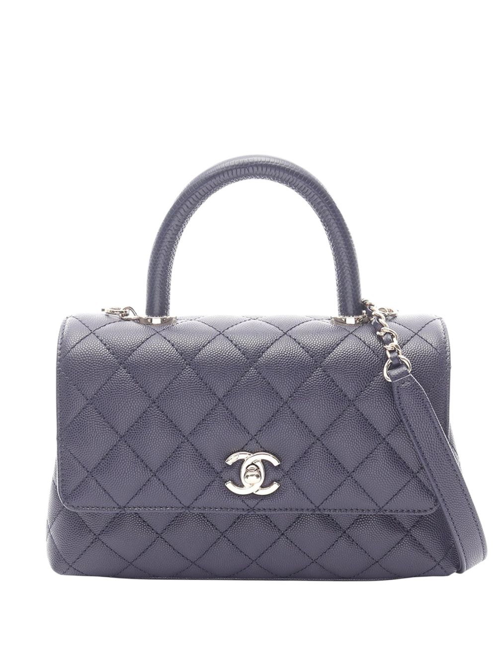 2021-2026 Mini Caviar Coco Top Handle Bag satchel