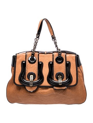 Leather Nappa Patent Large B Bag Large