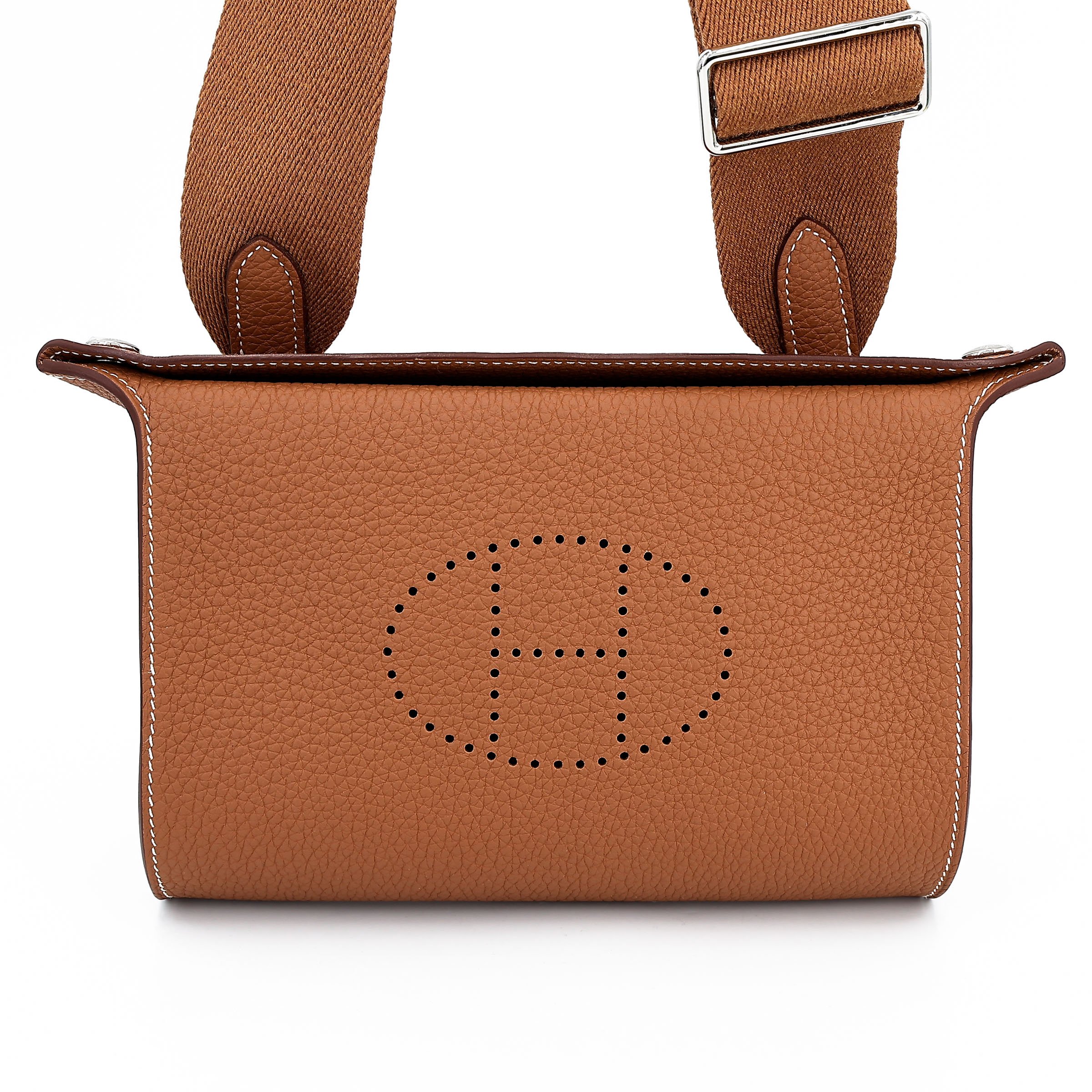 Excellent ( Rank SA ) HERMÈS Videpoches bag Gold (37) Togo Palladium hardware W (2024)