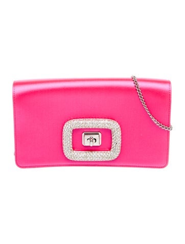 Roger Vivier Satin Clutch