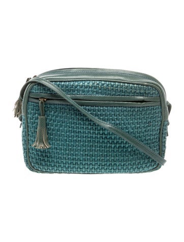 Raffia Crossbody Bag Vintage