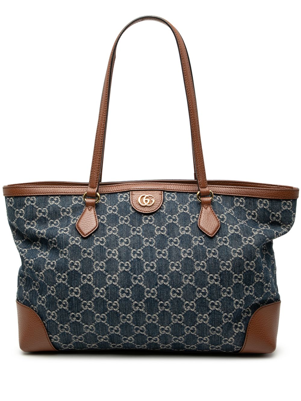 2000-2015 Medium GG Denim Ophidia tote bag