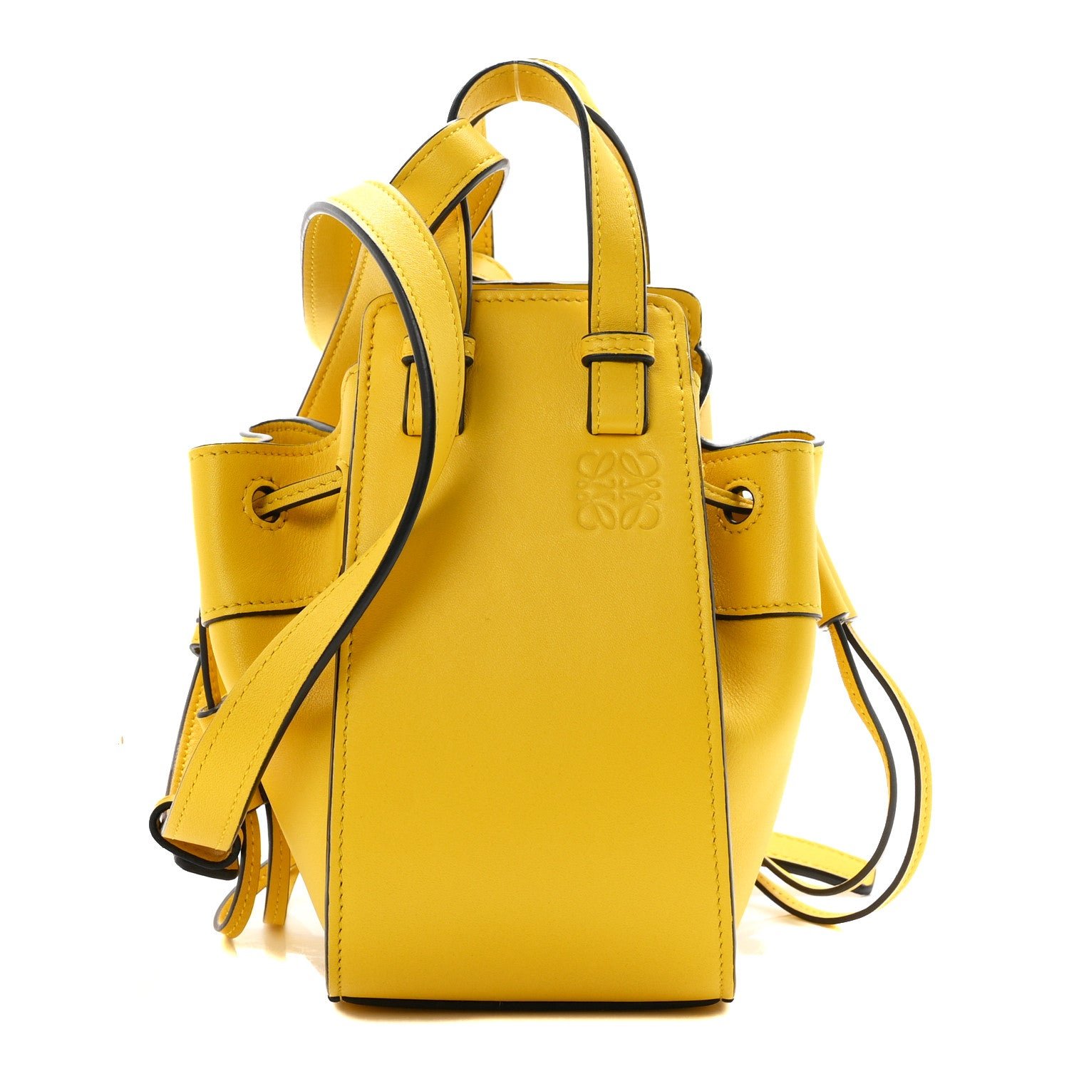 Loewe Calfskin Mini Hammock Shoulder Bag Yellow