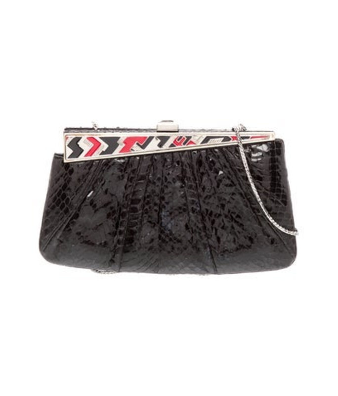 Judith Leiber Leiber Snakeskin Shoulder Bag