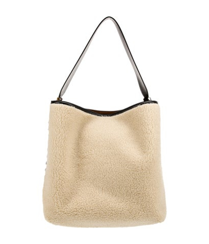Stella McCartney Mccartney Shearling Hobo