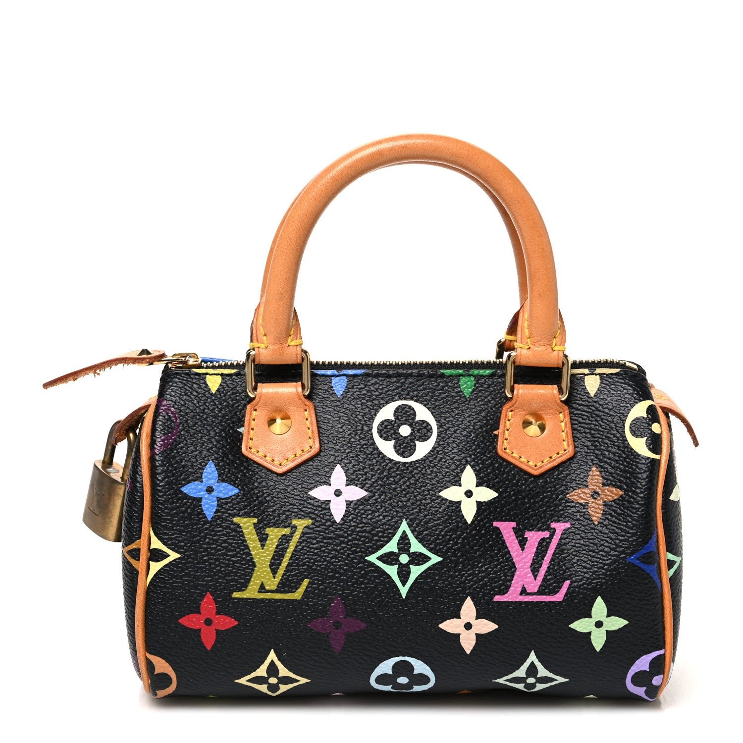 Louis Vuitton Monogram Multicolor Mini Sac HL Speedy Black