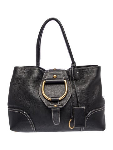 Leather Top Handle Bag