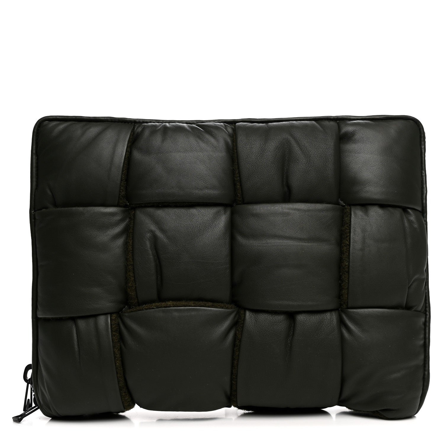 Bottega Veneta Calfskin Maxi Intrecciato Puffy Laptop Pouch Camping