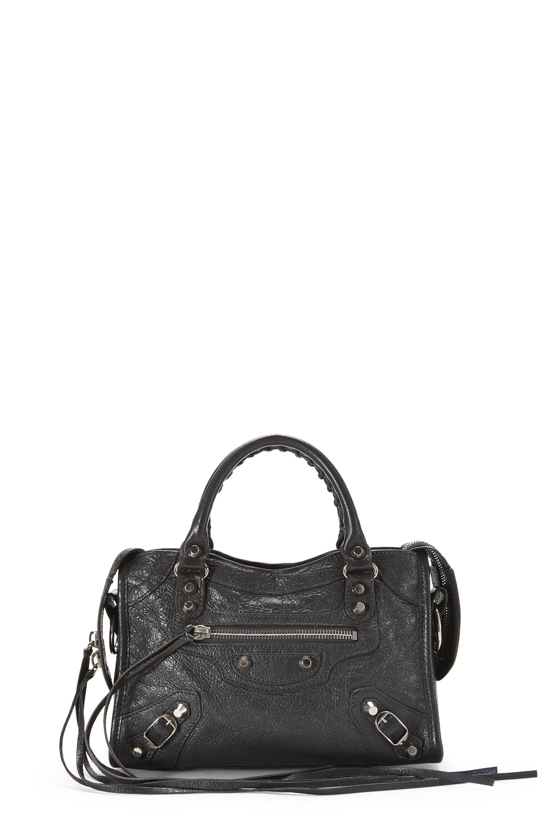 Grey Agneau Classic City Bag Mini
