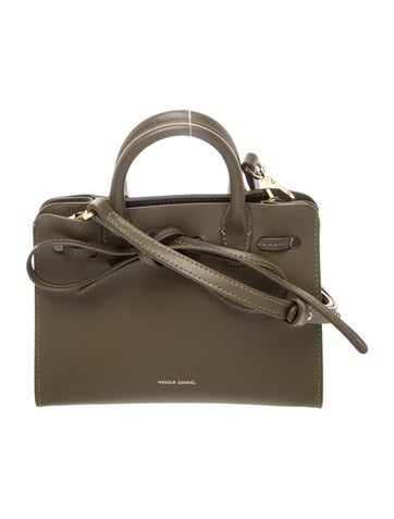 Mansur Gavriel Leather Top Handle Bag