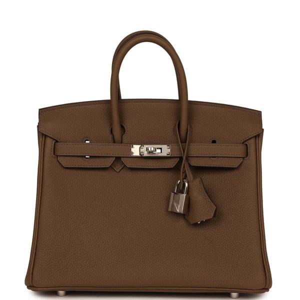 Hermes Birkin 25 Toundra Togo Palladium Hardware