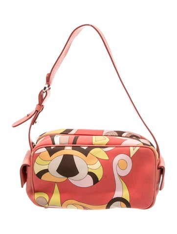 Emilio Pucci Canvas Shoulder Bag