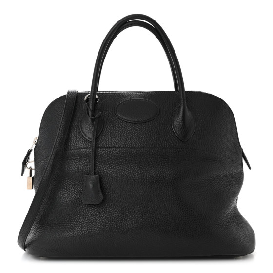 Hermes Taurillon Clemence Bolide 31 Black