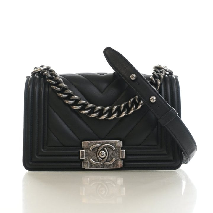 Chanel Small Calfskin Boy Bag