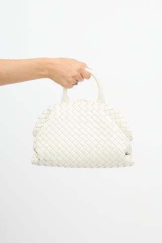 Patent Intrecciato Mini Handle Bag