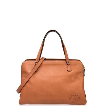 Calfskin Top Handle Bag