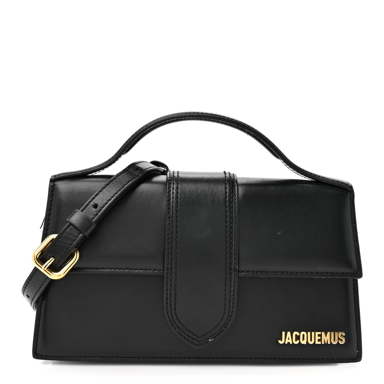 Jacquemus Smooth Calfskin Le Grand Bambino Black