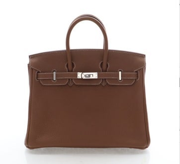 Hermes Togo Leather Birkin 25 2023