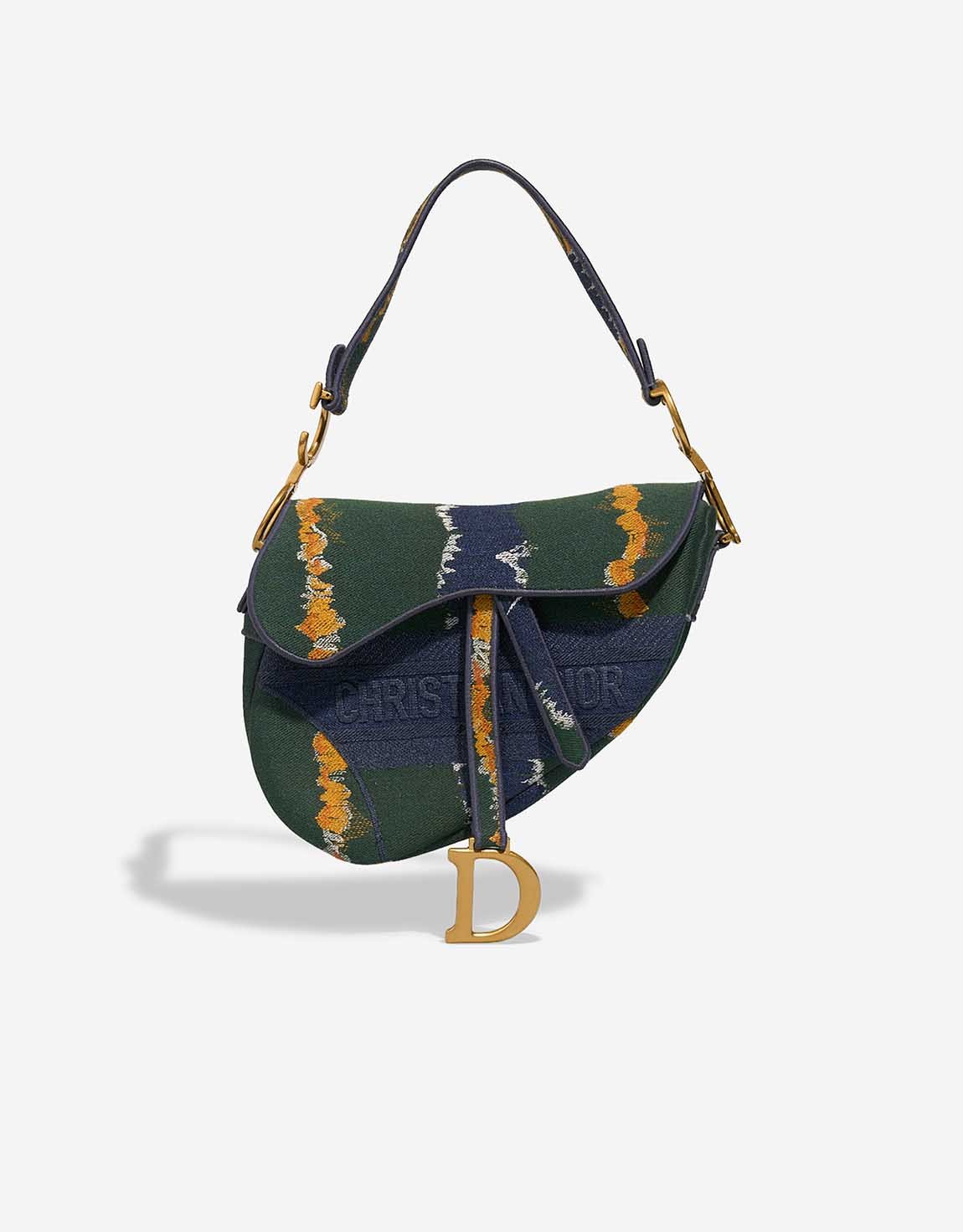 
		Saddle Medium Canvas Green    