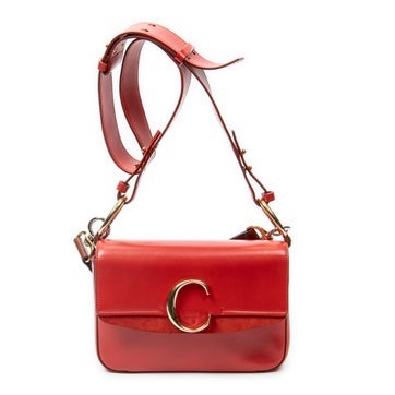 Leather C Double Carry Bag