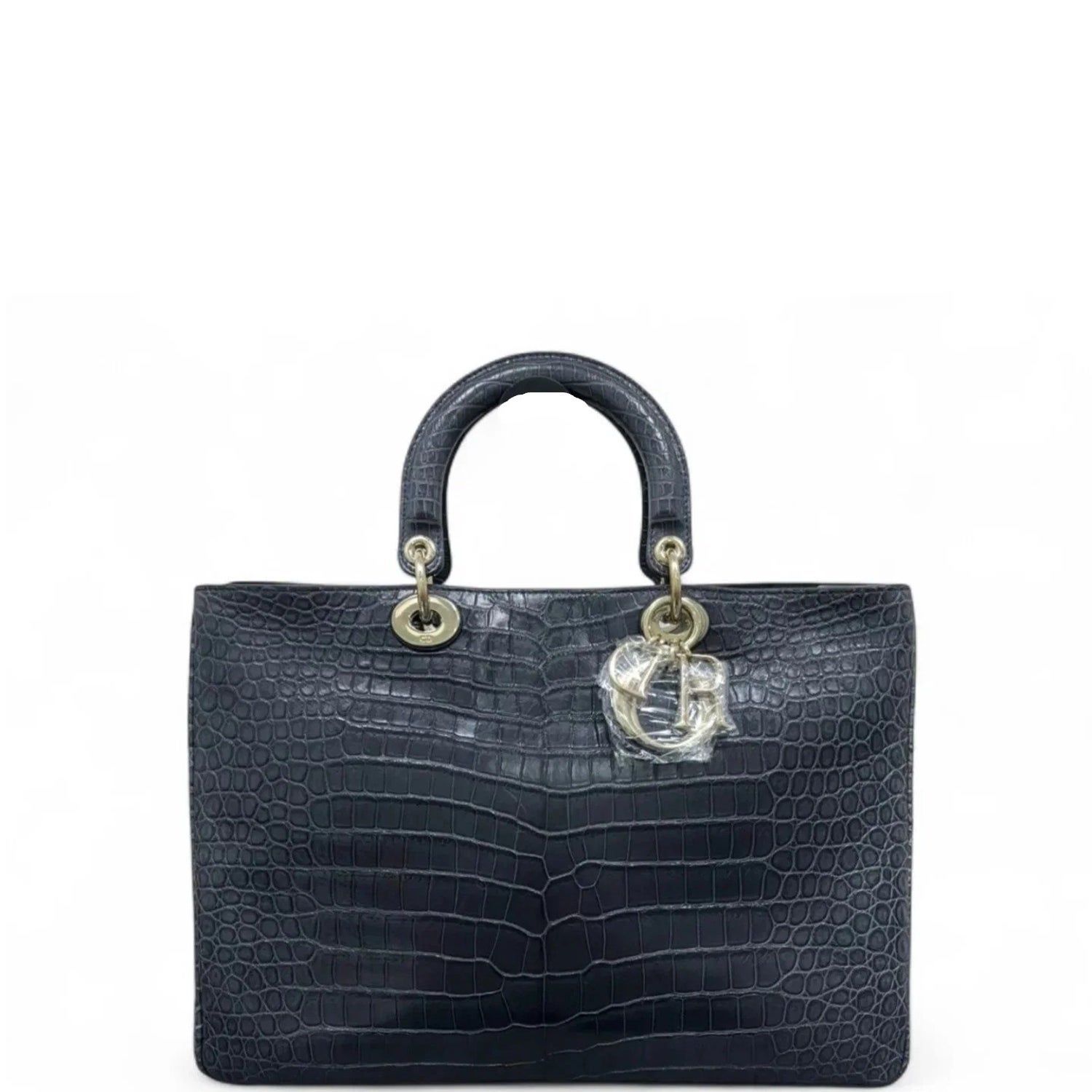 Dior Crocodile Diorissimo Tote Large