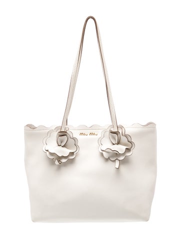 Miu Miu Leather Tote