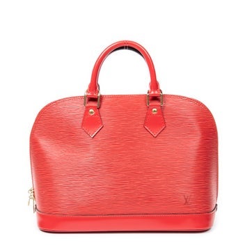 Louis Vuitton Leather Alma