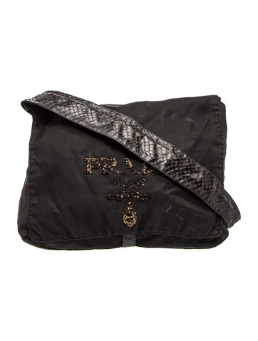 Nylon Messenger Bag