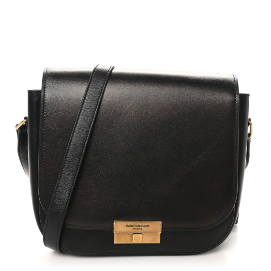 Saint Laurent Calfskin Betty Messenger Black