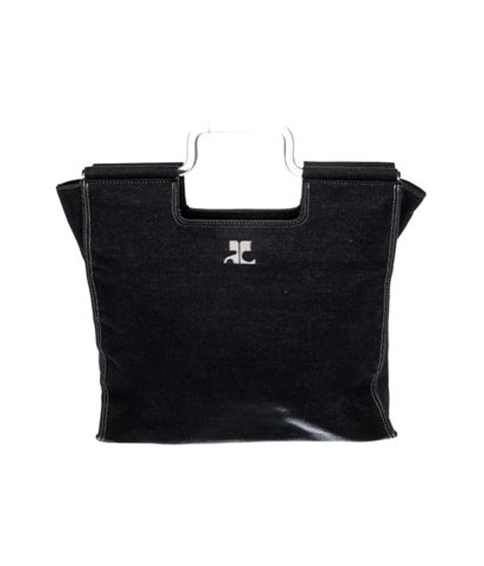 Courreges Denim Messenger Bag