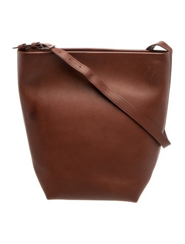 The Row Leather NS Park Belt Tote Medium