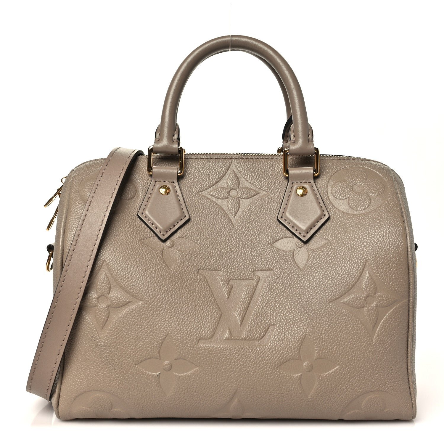 Louis Vuitton Empreinte Monogram Giant Speedy Bandouliere 25 Tourterelle