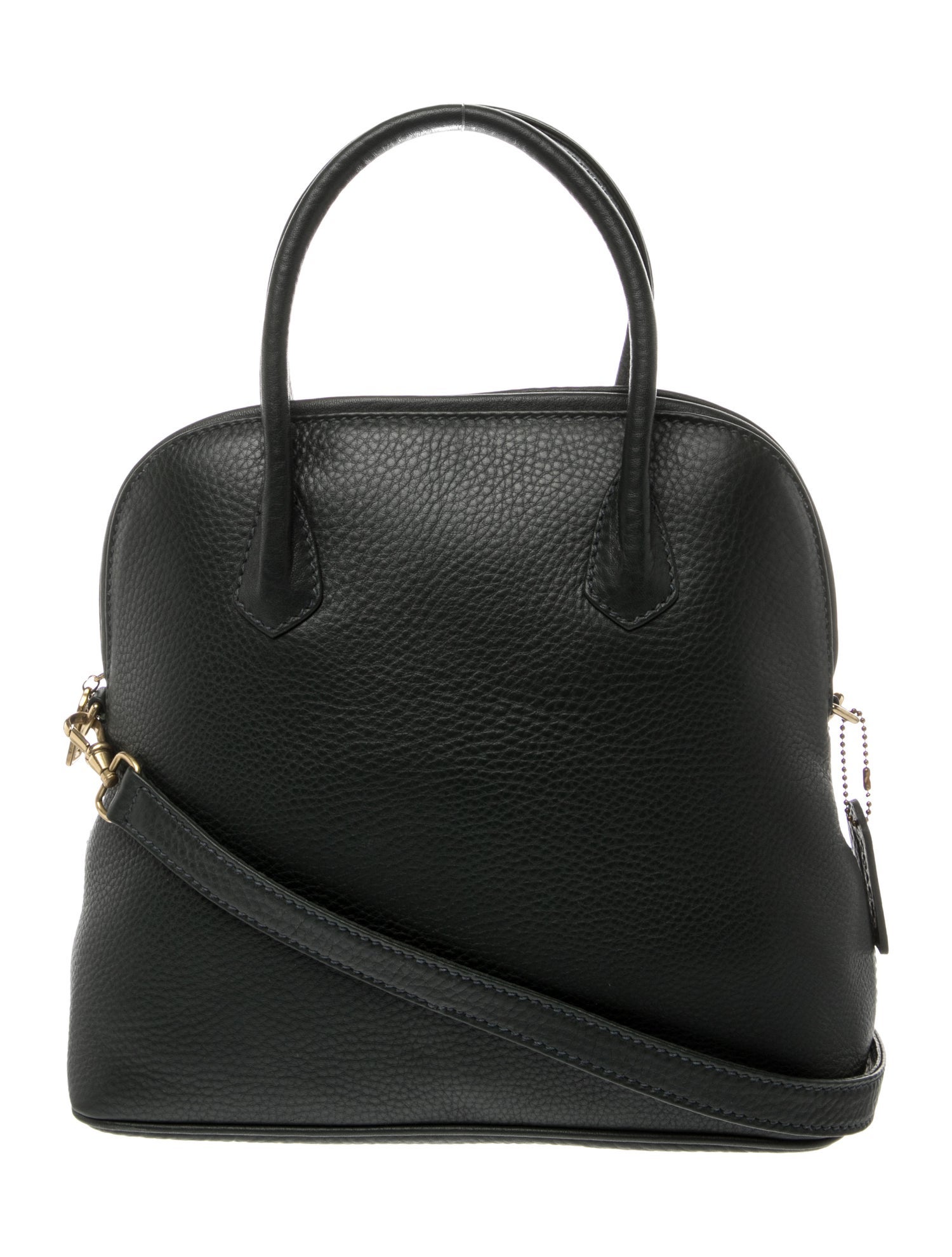 Leather Top Handle Bag