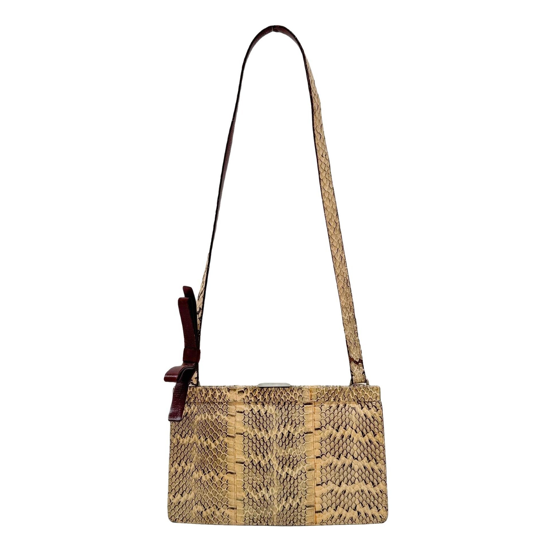 Leather handbag