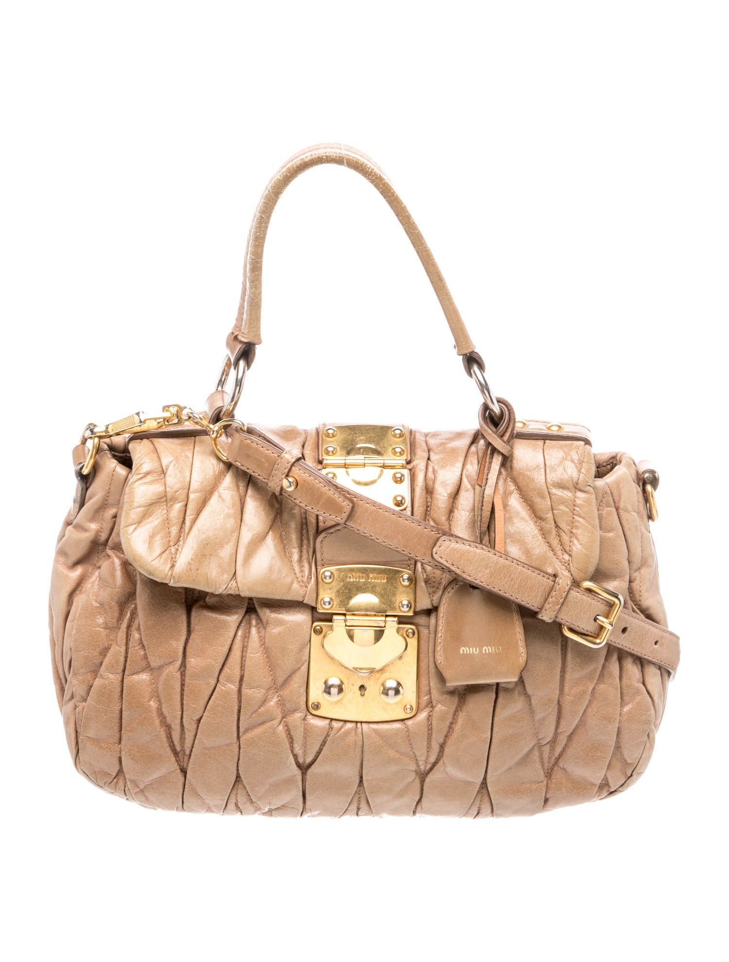 Leather Top Handle Bag
