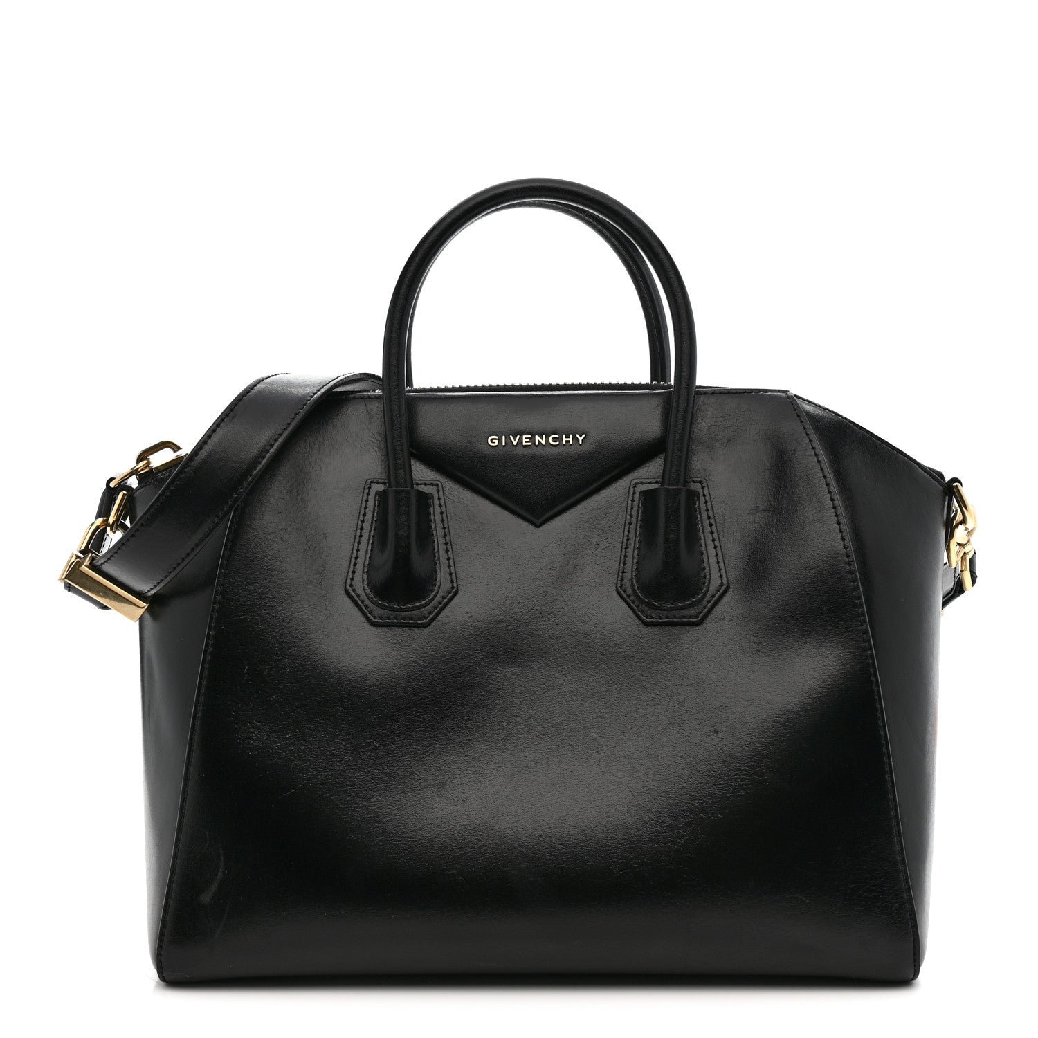 Givenchy Givenchy Shiny Lord Calfskin Medium Antigona Black